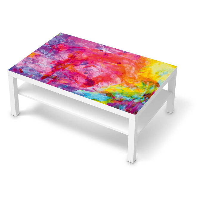 Klebefolie IKEA Lack Tisch 118x78cm - Abstract Watercolor- Bild 1