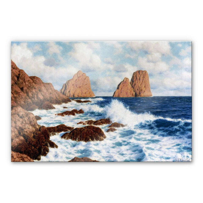 Acrylglasbild Choultsé - Die Felsen bei Capri