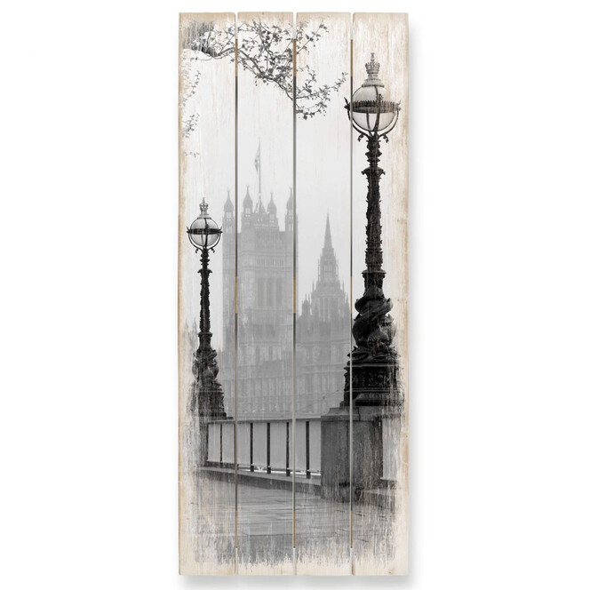 Holzbild Palace of Westminster - Panorama