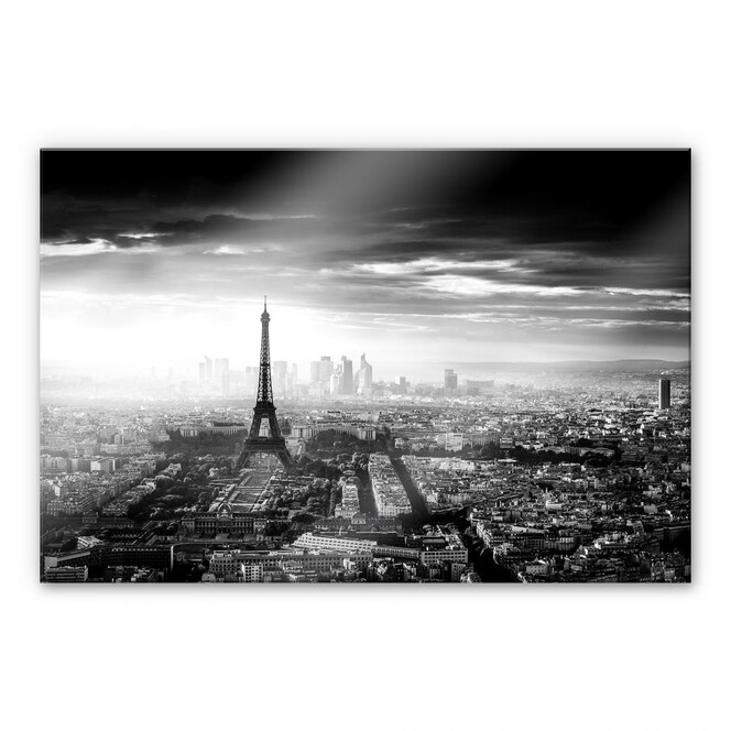 Acrylglasbild Marx - Paris im Nebel