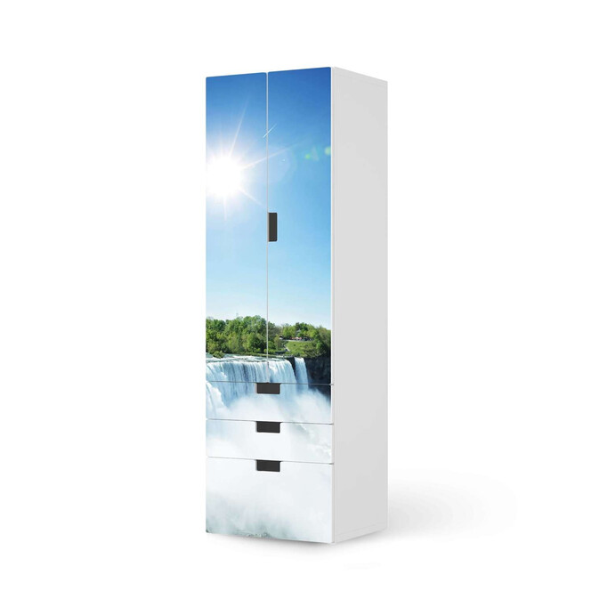 Klebefolie IKEA Stuva / Malad - 3 Schubladen und 2 grosse Türen - Niagara Falls- Bild 1