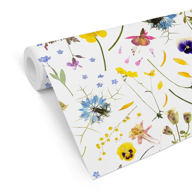 Mustertapete UN Designs - Getrocknete Blüten