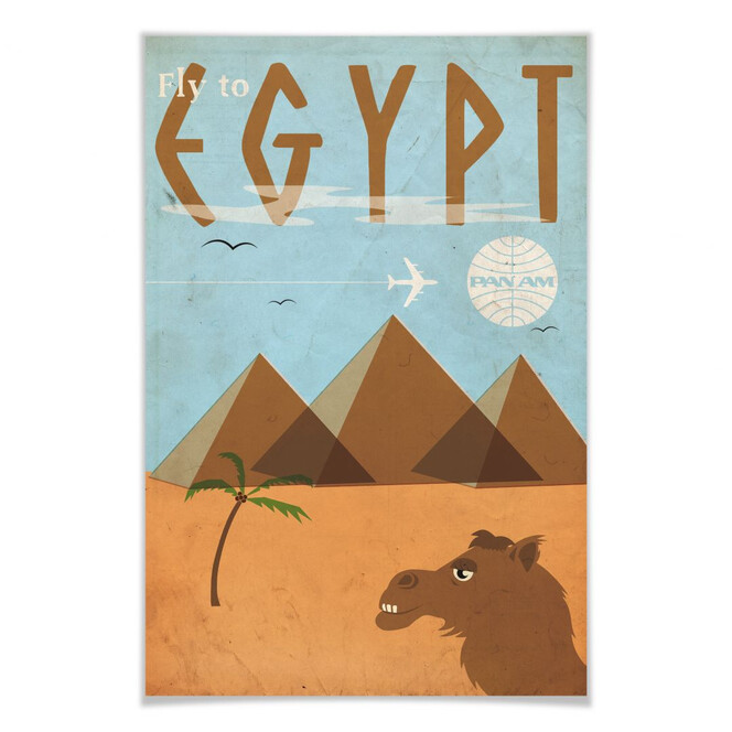 Poster PAN AM - Fly to Egypt