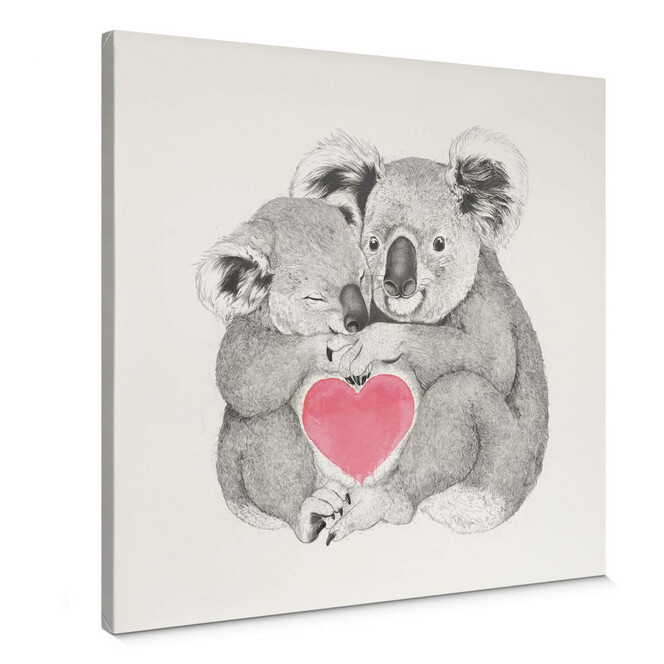 Leinwandbild Graves - Koala loves hugs