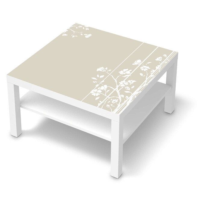Möbelfolie IKEA Lack Tisch 78x78cm - Florals Plain 3- Bild 1