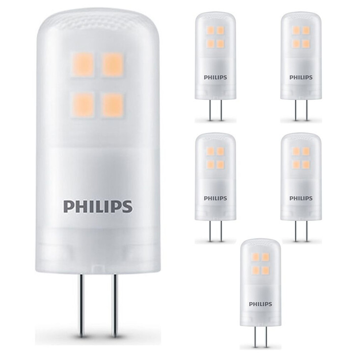 Philips LED Lampe ersetzt 28W, G4 Brenner, warmweiss, 315 Lumen, nicht dimmbar, 6er Pack Energieklasse A&& - CL127774
