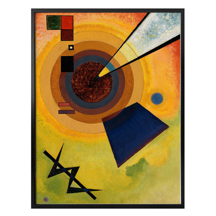 Poster Kandinsky - Grün und Rot - WA247888