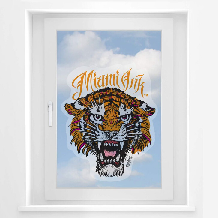 Fensterbild Miami Ink Tiger - WA117571