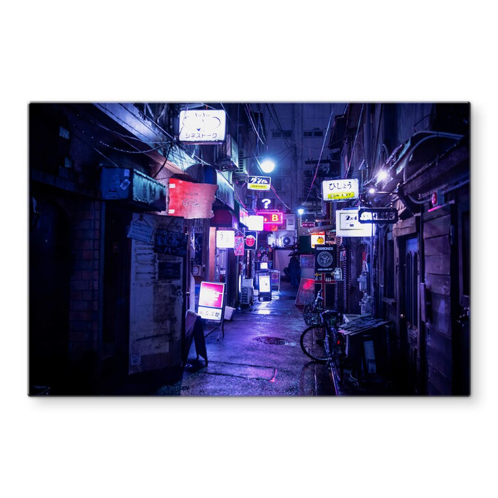 Glasbild Hugonnard - Nachtleben in Japan - WA309089