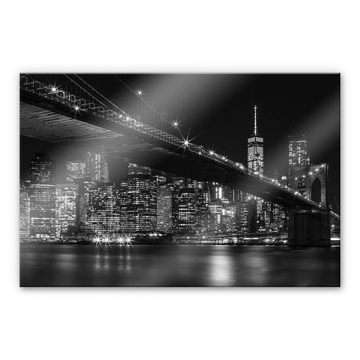 Acrylglasbild New York bei Nacht - WA230474