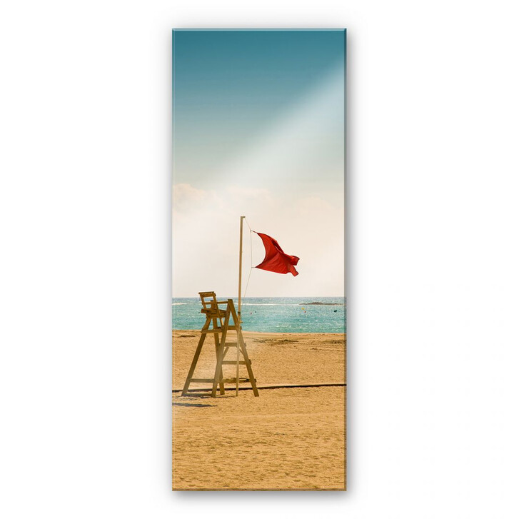 Acrylglasbild Rote Fahne - WA110687