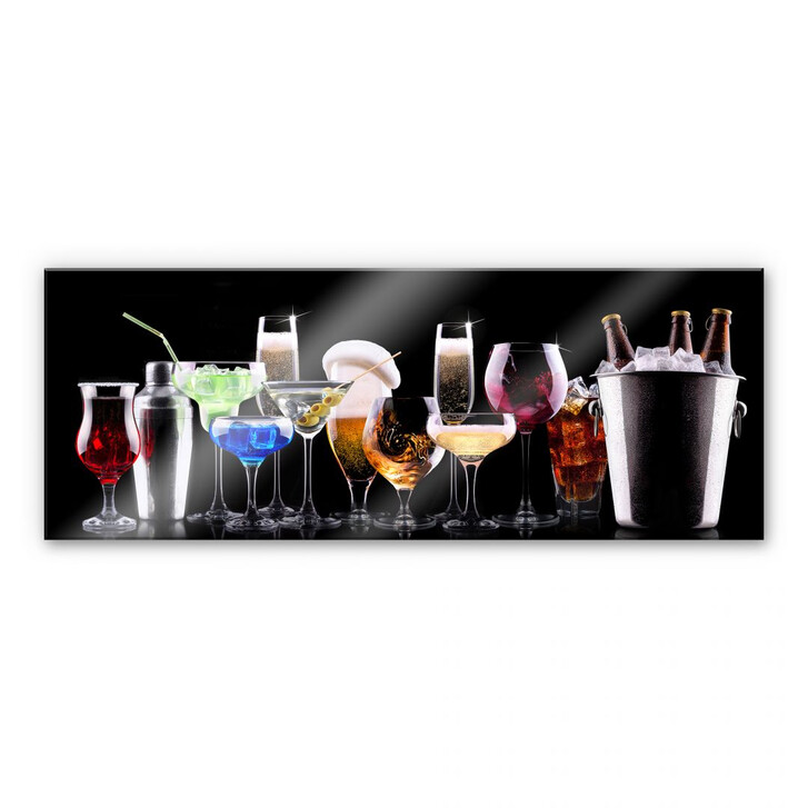 Acrylglasbild Cocktail Feeling - Panorama - WA107858
