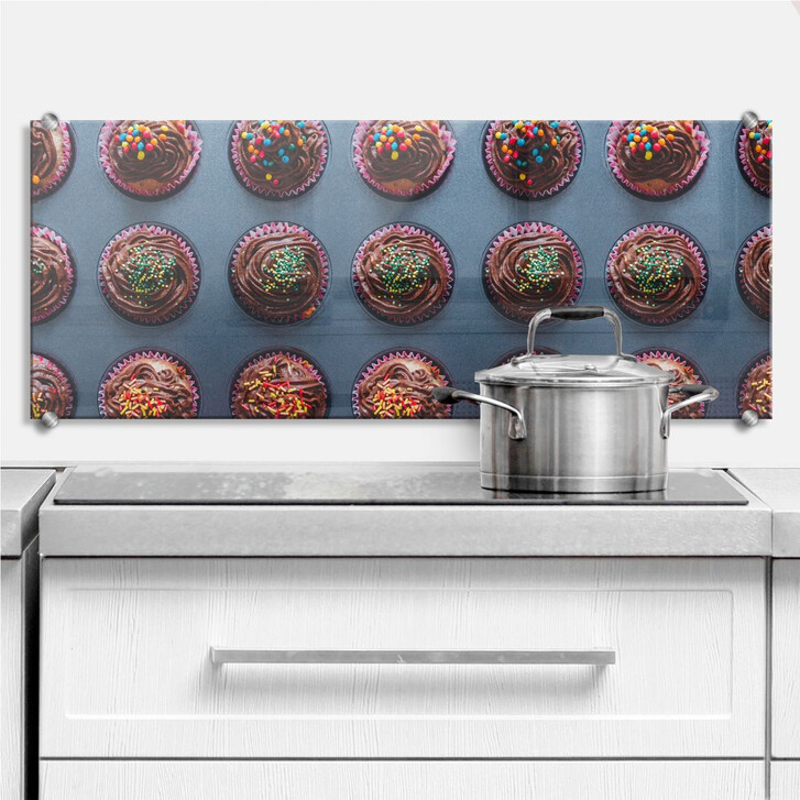 Spritzschutz Birthday Muffins - Panorama - WA177924