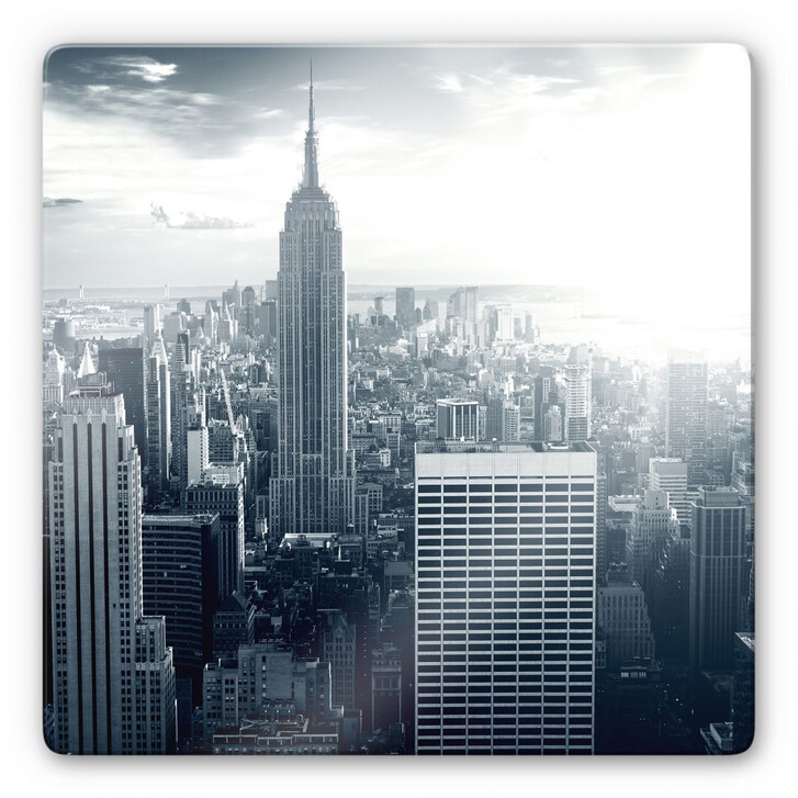 Glasbild The Empire State Building - quadratisch - WA128211