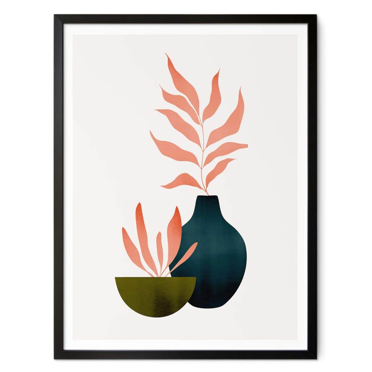 Poster Kubistika - Herbstliche Pflanzen - WA355516