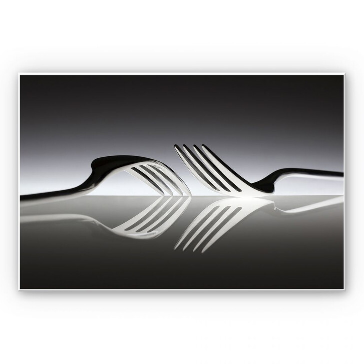 Wandbild De Kogel - Silverware Reflection - WA192083