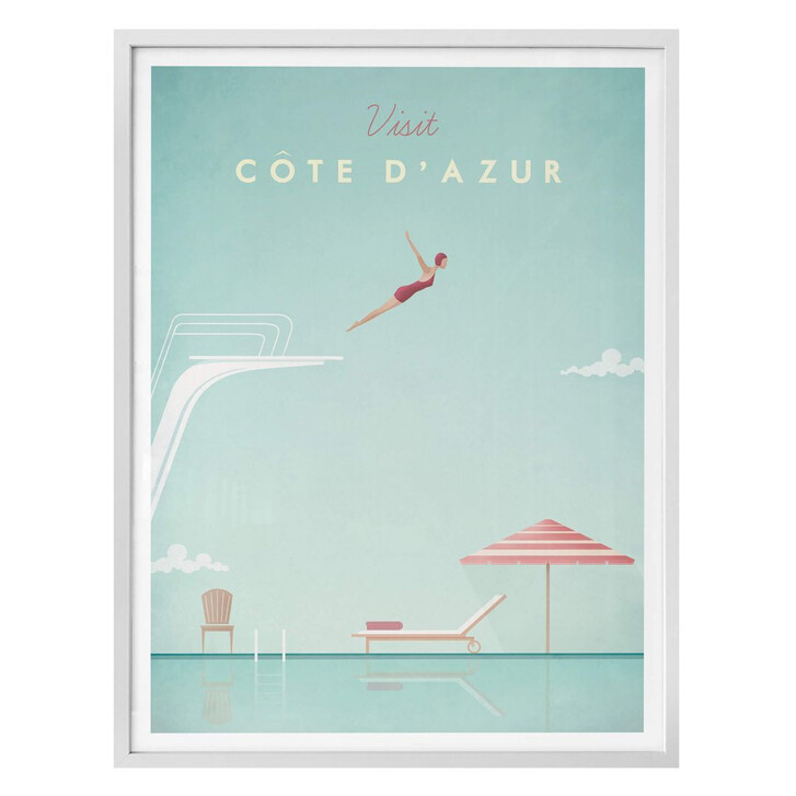 Poster Rivers - Côte d’Azur - WA266066