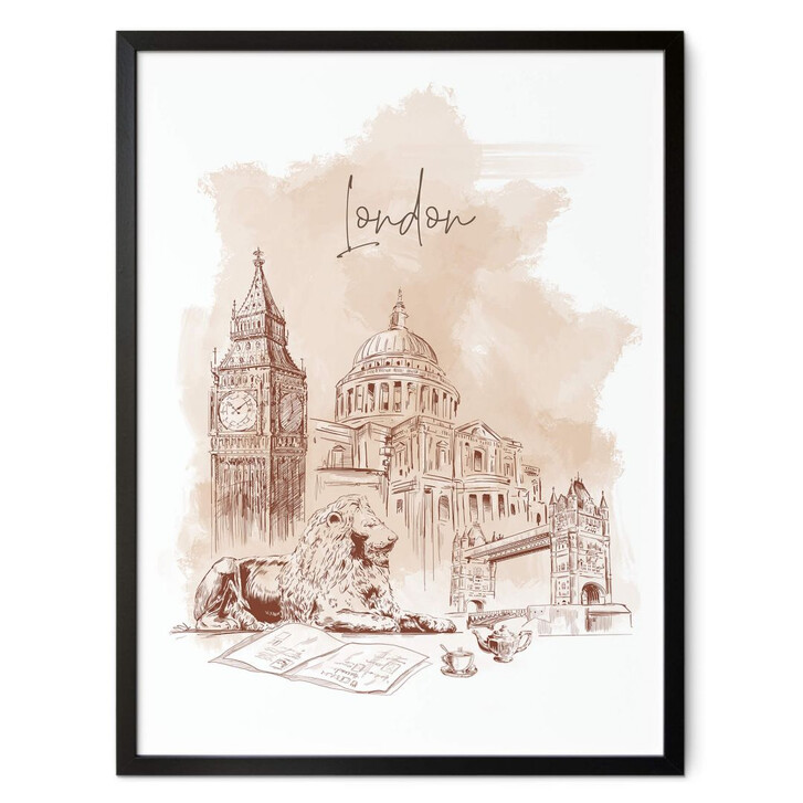 Poster Love your City - London - WA349440