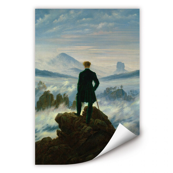 Wallprint Friedrich - Der Wanderer über dem Nebelmeer - WA184049