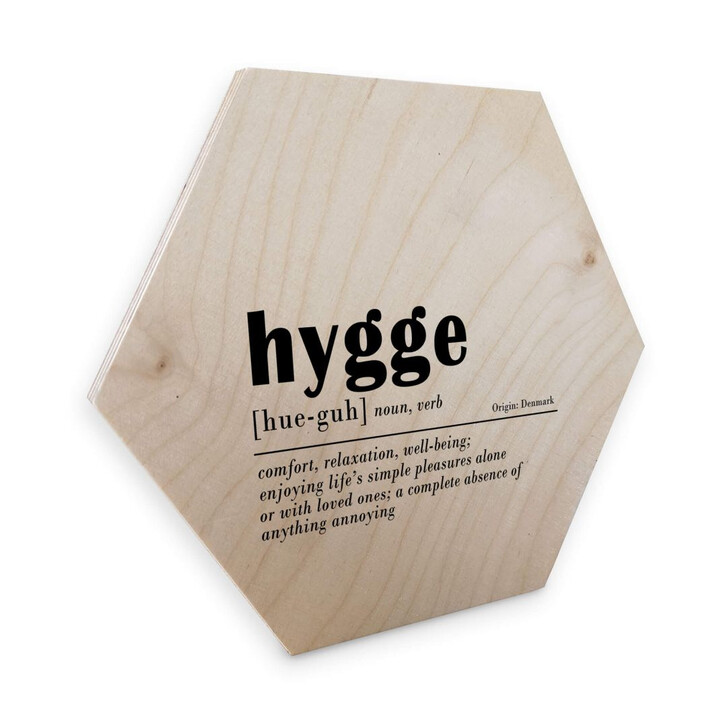 Hexagon - Holz Birke-Furnier - Sisi & Seb - Hygge - WA253380