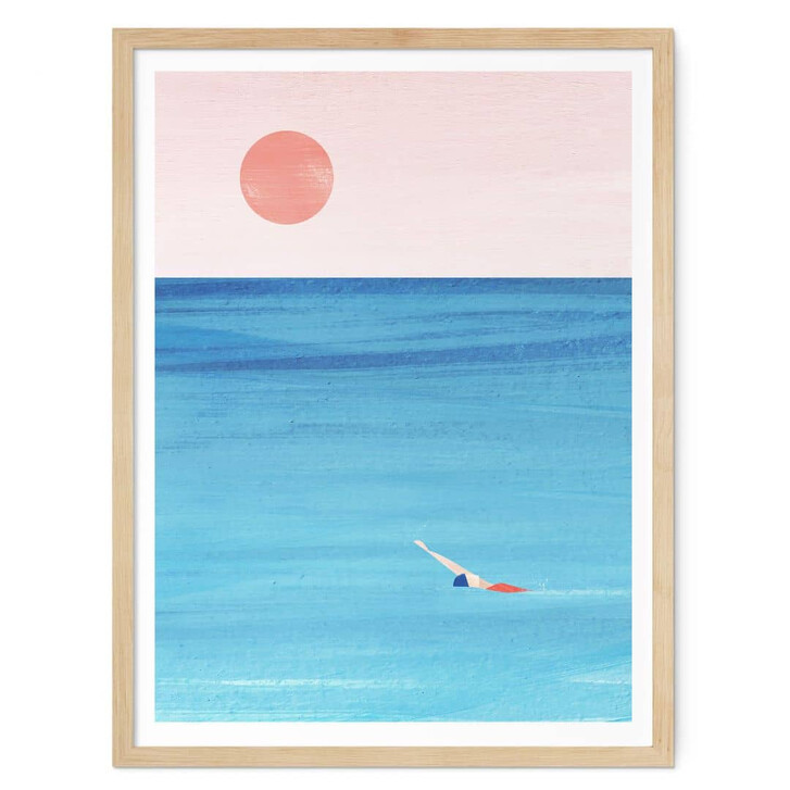 Poster Rivers - Sunset Swim - WA349640