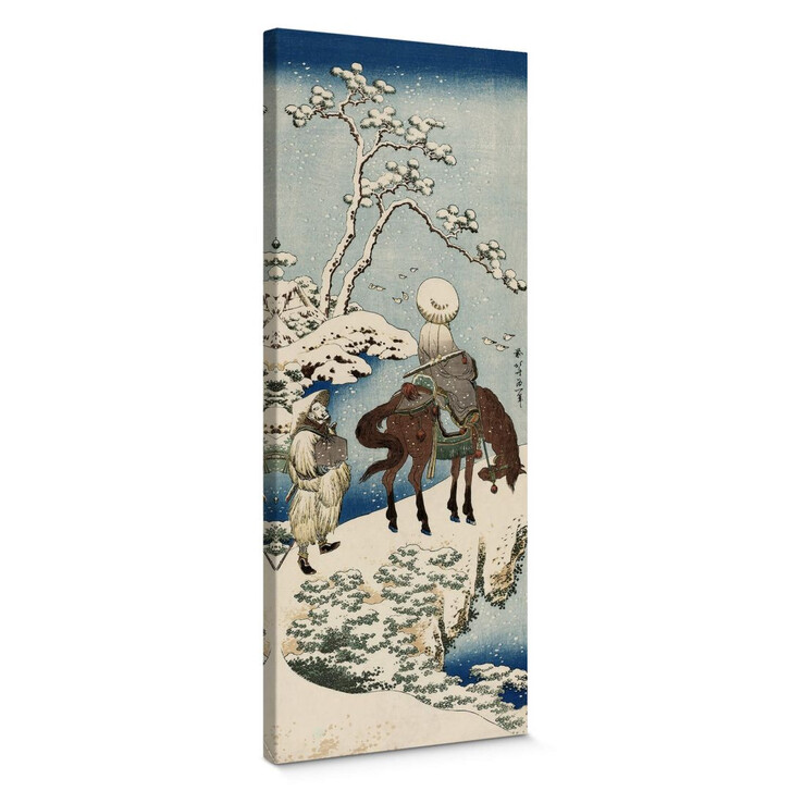 Leinwandbild Hokusai - Der chinesische Dichter Su Dongpo - WA140004
