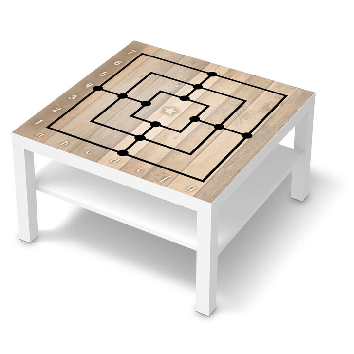 Möbelfolie IKEA Lack Tisch 78x78cm - Spieltisch Mühle - CR118517