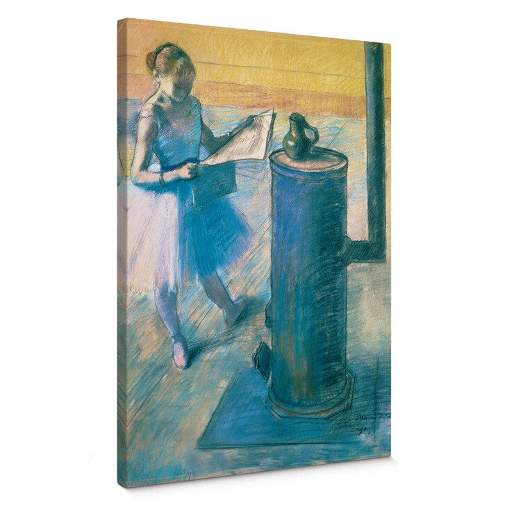Leinwandbild Degas - Zeitunglesende Tänzerin - WA138092