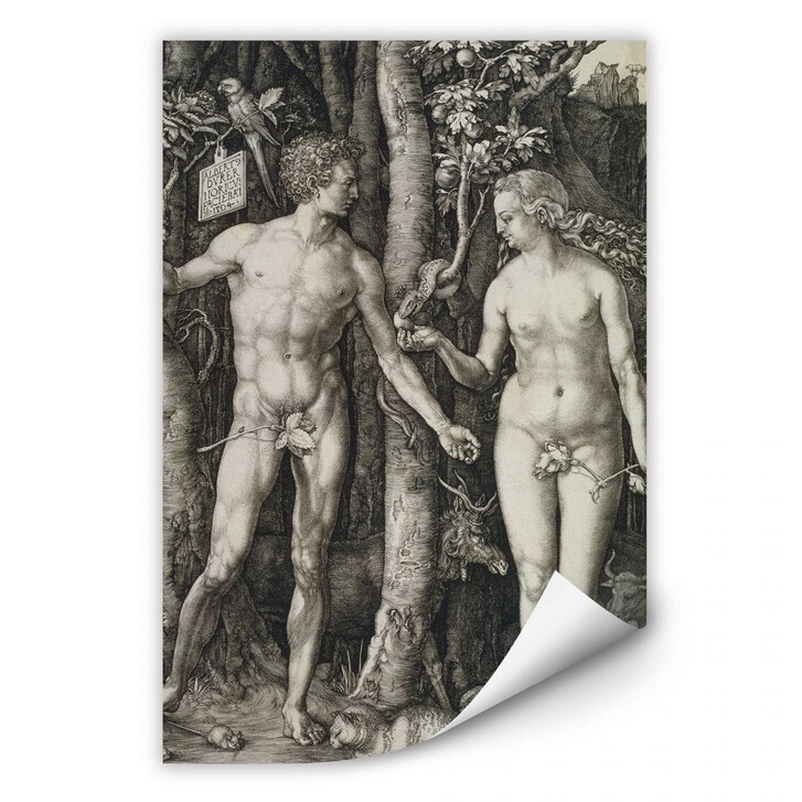 Wallprint Dürer - Adam und Eva - WA183316