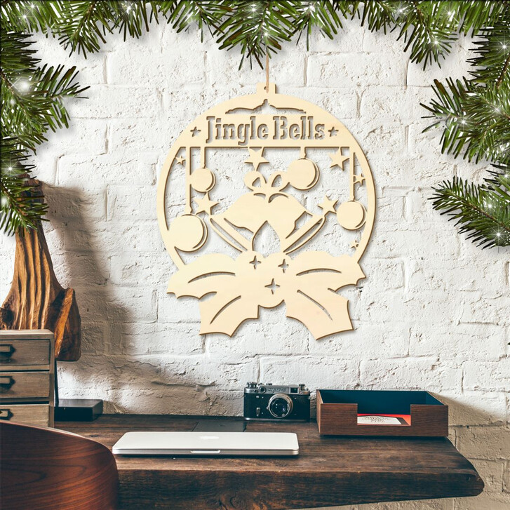 Holzkunst Pappel - Jingle Bells - WA133543