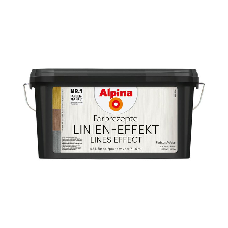 Alpina Farbrezepte LINIEN-EFFEKT - 4.5 Liter - WA308174