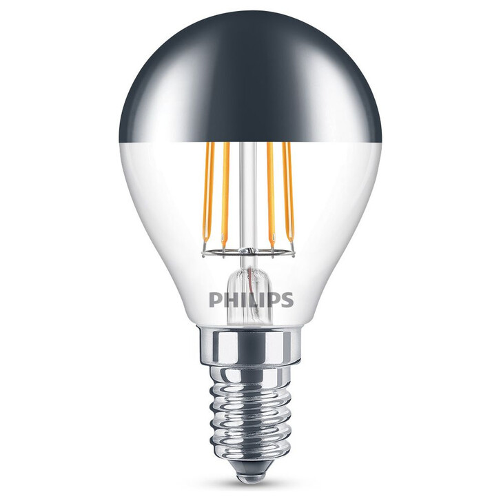 Philips LED Lampe ersetzt 35W, E14 Tropfen P45. klar, warmweiss, 397 Lumen, nicht dimmbar, 1er Pack Energieklasse A&&