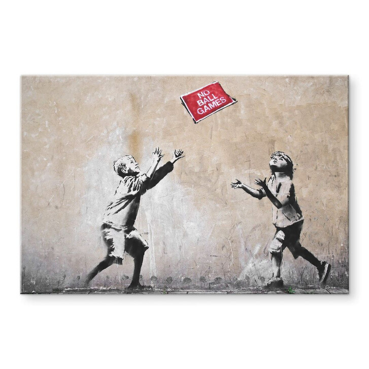 Acrylglasbild Banksy - No Ball Games - WA330135