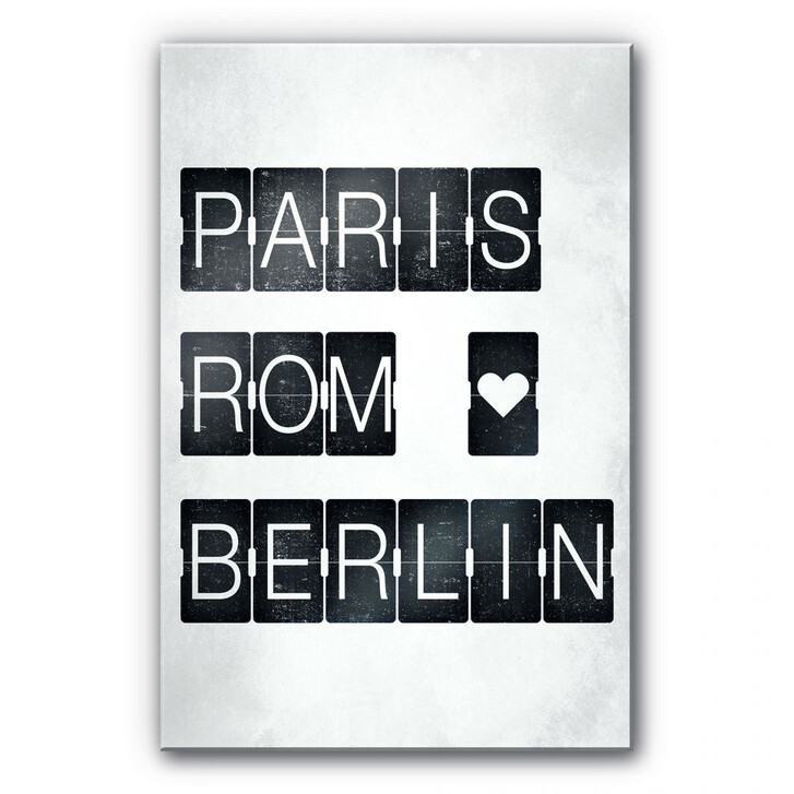 Acrylglasbild Paris-Rom-Berlin - WA110471