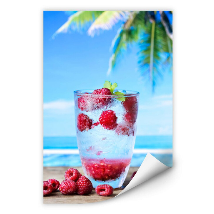 Wallprint Tropical Raspberry - WA242320