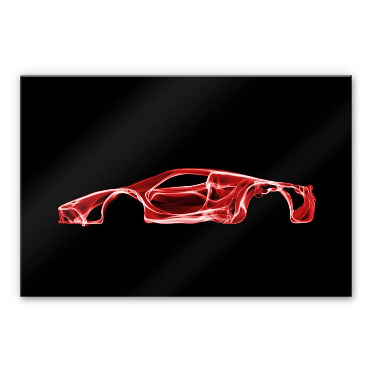 Acrylglasbild Mielu - Red car - WA269863
