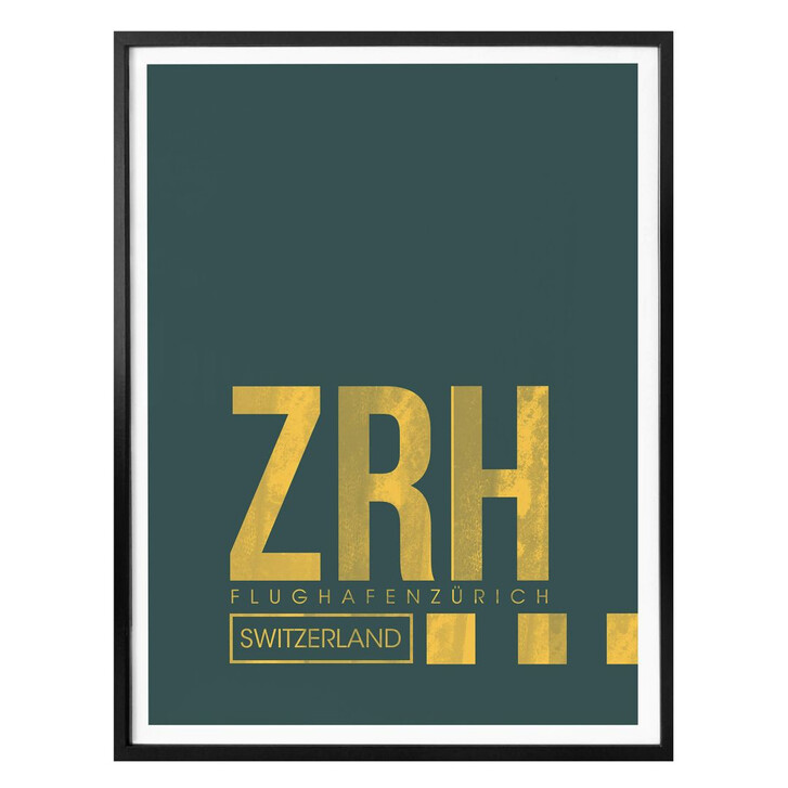 Poster 08Left - ZRH Flughafen Zürich - WA278946