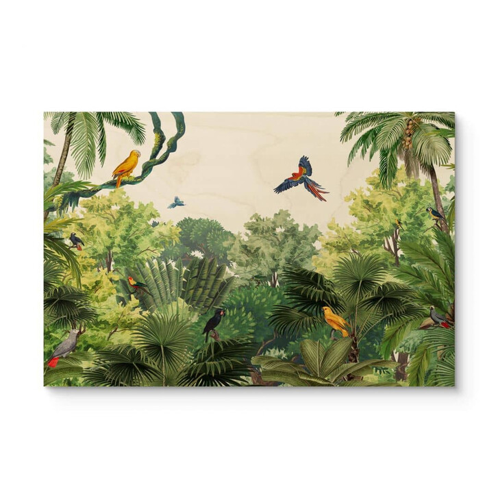 Holzbild Kikki Belle - Tropische Vögel - WA346349