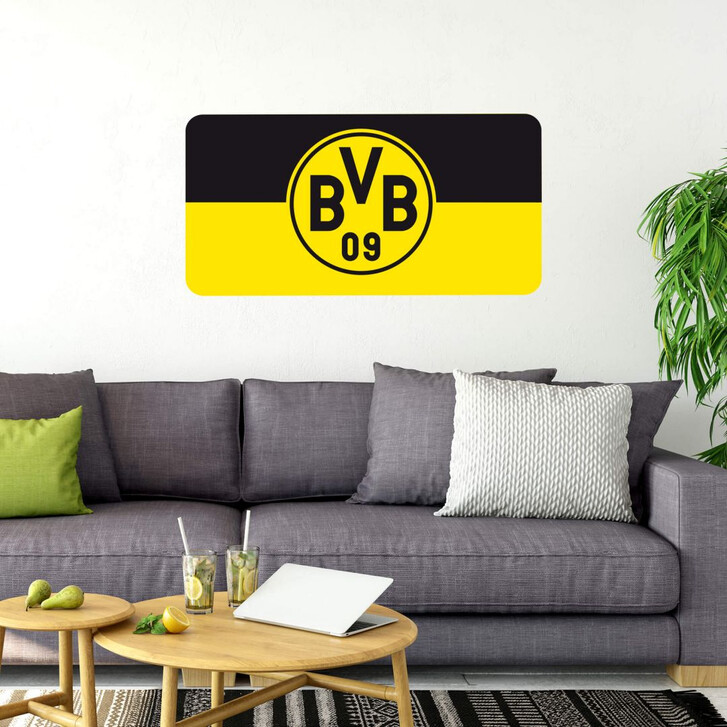 Wandsticker Borussia Dortmund Banner schwarz/gelb - WA199055