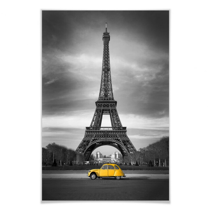 Poster La vie est belle - gelb - WA162811