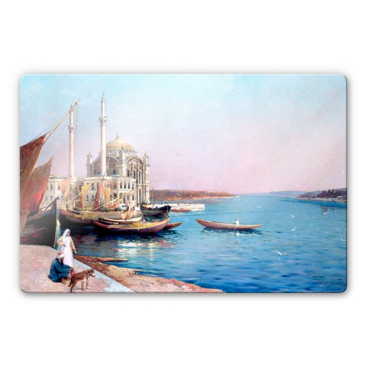 Glasbild Dellepiane - An den Ufern des Bosporus - WA244885