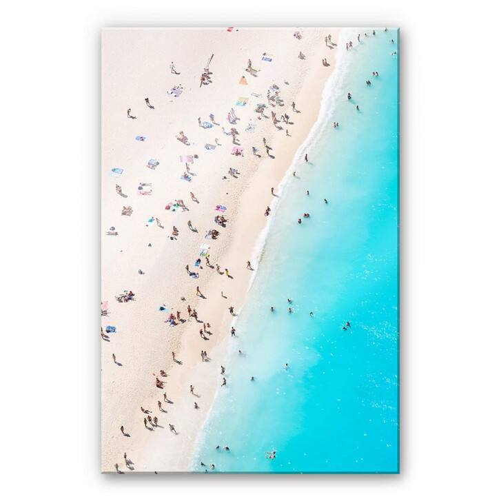 Acrylglasbild Colombo - Strandtreiben auf Zakynthos - WA269048