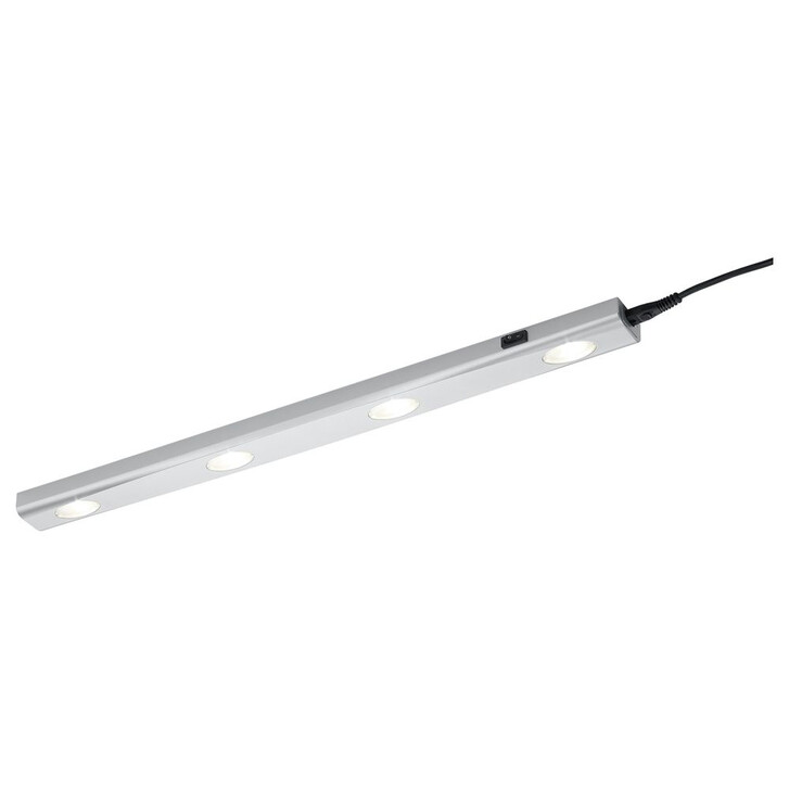LED Wandleuchte in Silber 4x1W 320lm mit Schalter - CL110264