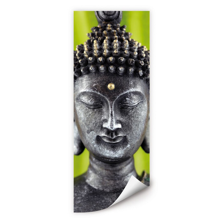 Wallprint Green Buddha - Panorama - WA184314
