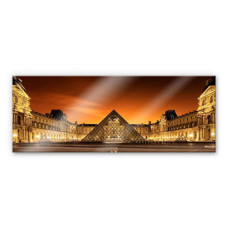 Acrylglasbild Kiciak - Illuminated Louvre - WA109021