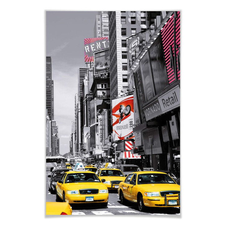 Giant Art® XXL-Poster Times Square II - 115x175cm - WA295223