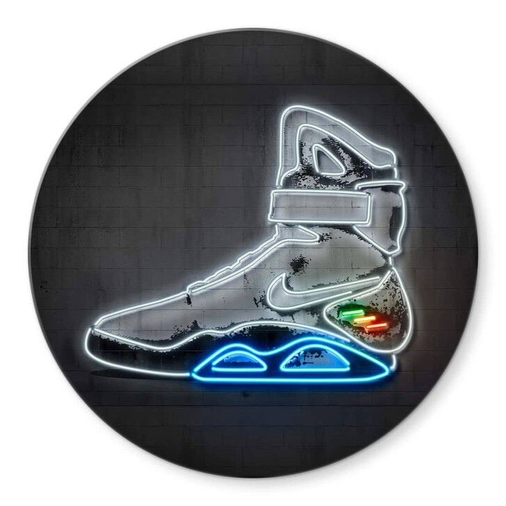 Glasbild Mielu - Future Sneaker - Rund - WA352863