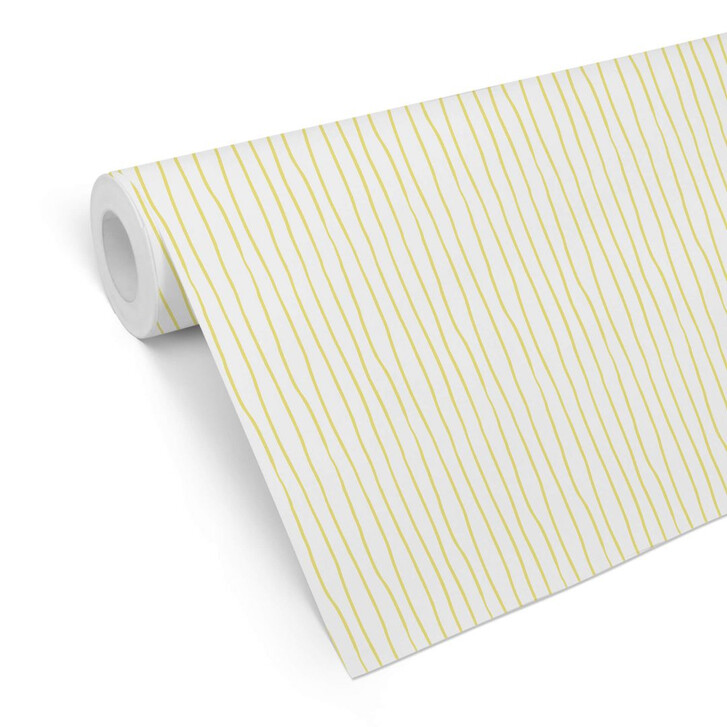 Mustertapete Stripes - gelb - WA311474