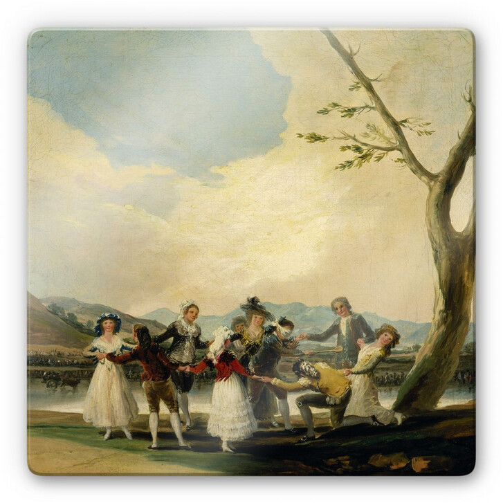 Glasbild de Goya - Das Blindekuhspiel - WA129252