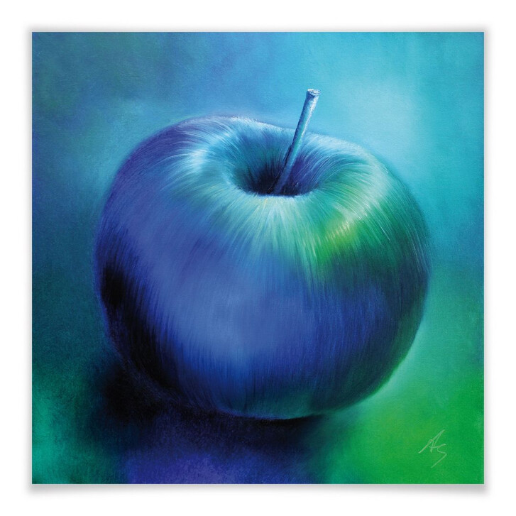 Poster Schmucker - Blauer Apfel - WA166144